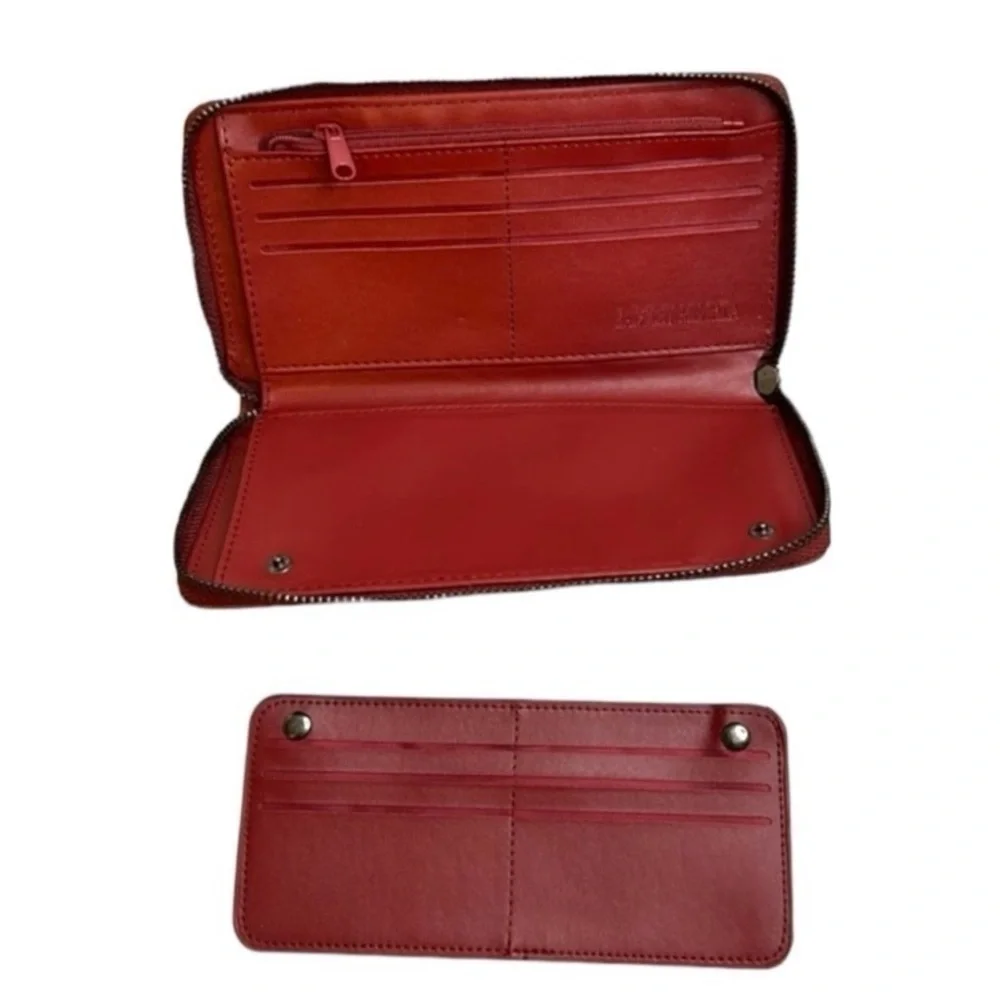 NWT-BADGLEY MISCHKA-WINE COLOR WALLET